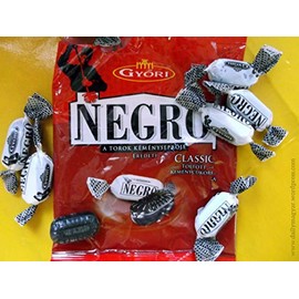 Negro Classic Hard Candy Throat Lozenge Hungarian 4 pack 4 x 79g