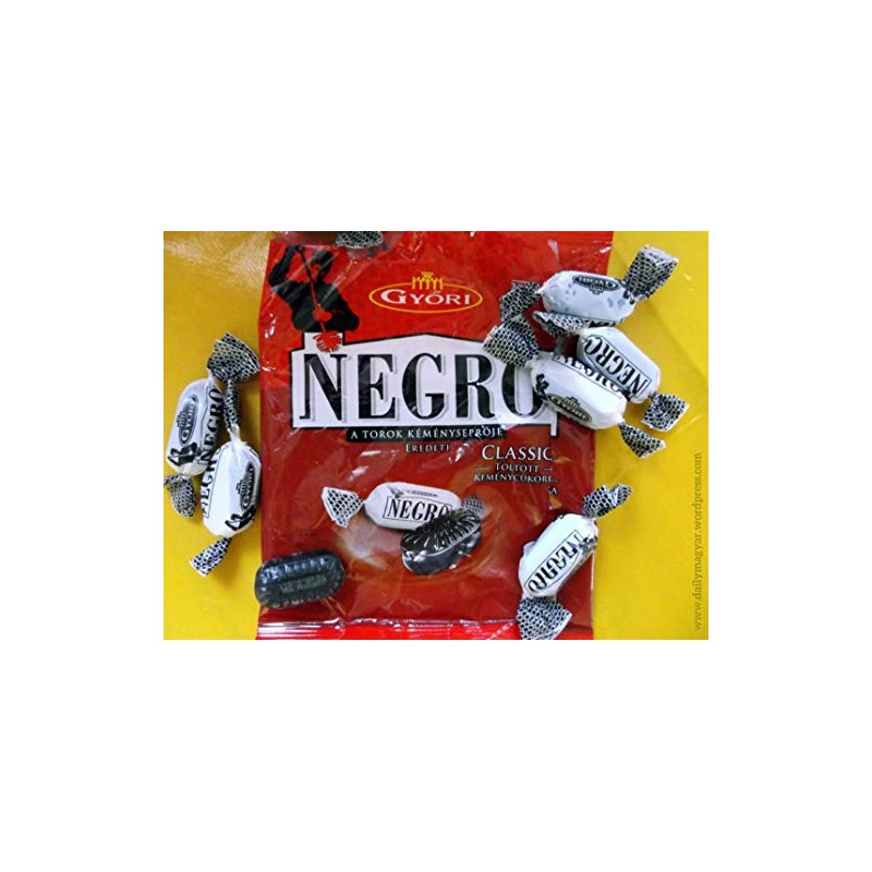Negro Classic Hard Candy Throat Lozenge Hungarian 4 pack 4