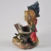 Pixie Pärchen Lesen, Skulptur, magisches Geheimnis, hochwertige Gartendekoration, Figuren Elfe