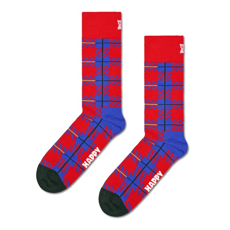 Happy Socks Unisex Downhilll Skiing Pack of 3, Blue, 41-46