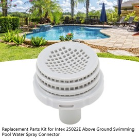 Swimming Pool Filter Connector, Circulate Water Swimming Pool Strainer Connector Convenient Replace Filters Replacement Part for Summer Escape Swimming Pools