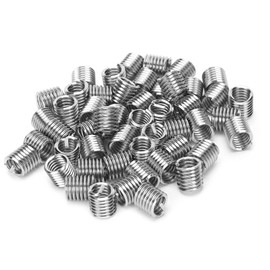 50PCS Stainless Steel Wire Thread Insert Assortment Wire Thread InsertUS Standard 5/16in‑18x1.5D Helicoil Running Wire Thread Thread Repair Insert Kit
