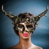ILOVEMASKS Devil Woodland Golden Forest Medusa Snake Long Horns Fairy