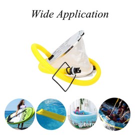 Jimfoty Foot Pump, Air Pump Inflator Bellows Foot Pump Dinghy Pump, Pump Kayak for Fishing Dinghy Dinghy