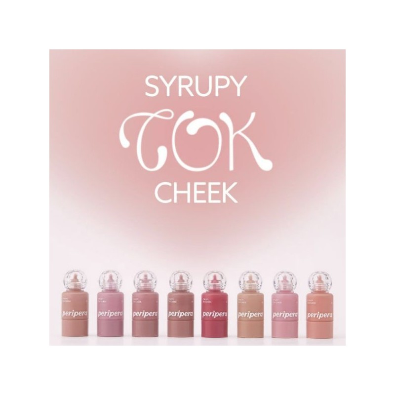 PERIPERA Syrupy Tok Cheek 9g, Color:#07 Fruffy Pink