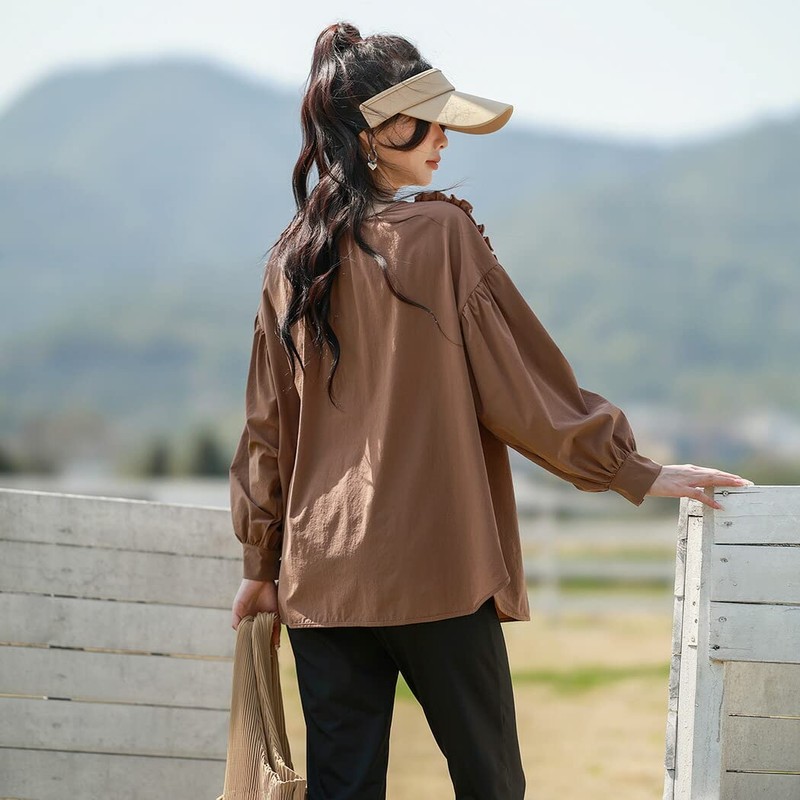 Teddy rashguard027-B Women's Long Sleeve Rash Guard, Slit Leggings, Top