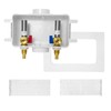 Washing Machine Outlet Box, Niikappu 1/2 Inch Pex Crimp Inlet