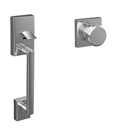 SCHLAGE FE285 CEN 625 BWE COL 16-080 10-027 134 Front Entry Handleset Interior, Collins Trim, Bright Chrome