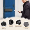 Bwintech 1 Set 305 * 70MM (12") Black Aluminium Adjustable