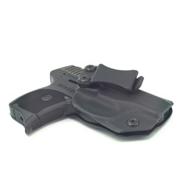 Fast Draw USA - Compatible with Ruger LC9 LC9s LC380 IWB Kydex Holster Inside Waistband Concealed Carry Holster Made in USA (Black-Right Hand)