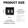 2 PCS Eyeliner Sharpener,2 Holes Makeup Sharpener,Compact Eyebrow Pencil Sharpener