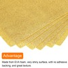 MECCANIXITY EVA Foam Sheets Glitter Gold Tone 10.8 x 8.5