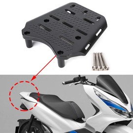 for pcx Gorgeri CNC Aluminum Alloy Motorcycle Rear Luggage Rack Holder Shelf Rack Luggage Carrier Utility Rear Tail Cargo Rack Luggage Carrier Utility Rear Tail for PCX 125 150
