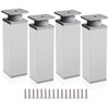 Rusoz Furniture Feet, Adjustable, Pack of 4, Table Legs, 150