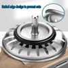 YOXITIXOT Kitchen Sink Plug and Strainer, Stainless Steel Sink Plug