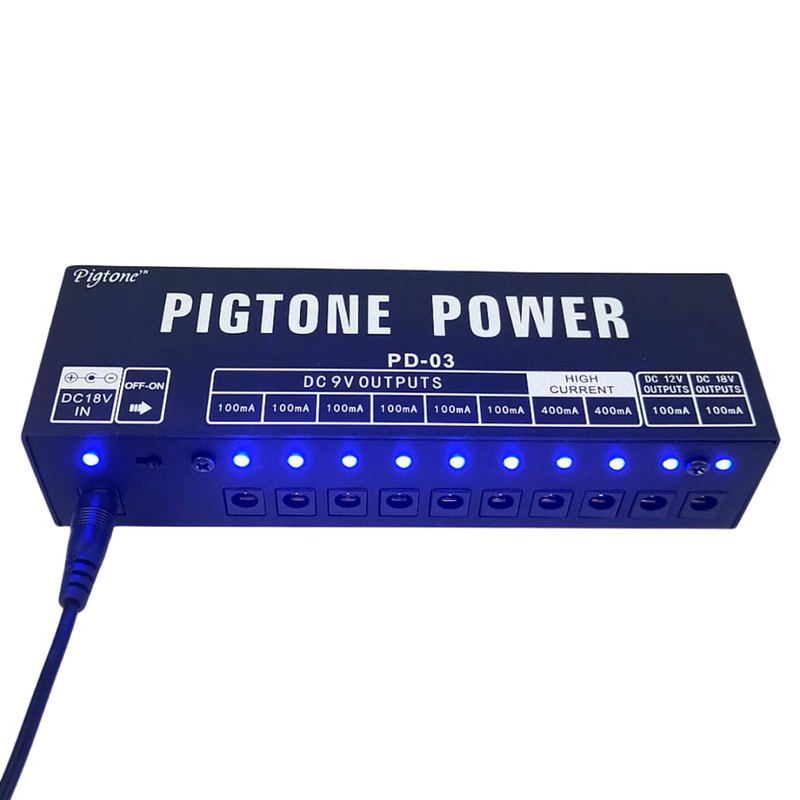 10 Isolated DC Output for 9V/12V/18V 100mA 400mA Effect PedalGuitar