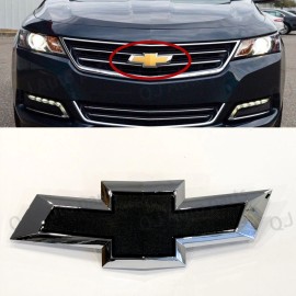 GM NEW Front Bumper Grille Bow Tie Emblem Chrome Black 2014-2018 Impala PT 23295091
