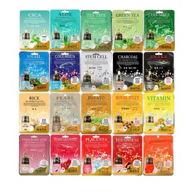 Marie Mask Pack 16 types 20ml collagen 100ea