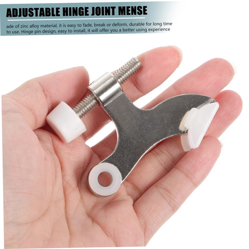 NUOBESTY Door Hinge Stopper 4pcs Door Gap Blocker with Cushioned