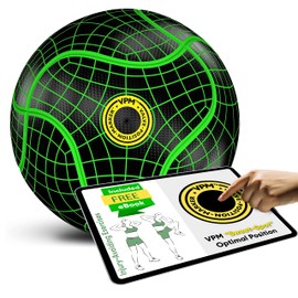 Millenti Soccer Balls Size 5 - Reverse Bend It Soccer Ball, Training Ball, Curving Ball with High-Visibility, Easy to Track Designs, Black/Green, SB0905G