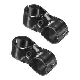 M METERXITY 2-Pack Structural Pipe Connector, Cross Grid Pipe Clamps Steel Pipe Connector for OD 1.1" or 28MM Pipe, Conduit Connectors with Screws