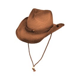 Peter Grimm Mens Straw Cowboy Hat (Brown, One Size)