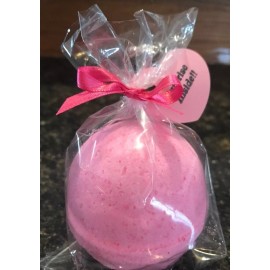 Unbranded LOT of 3 Cotton Candy Essential Oil BATH BOMBS with SURPRISE RINGS inside - Size 9