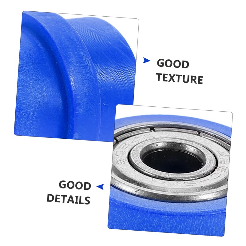 NOLITOY Motorcycle Chain Tensioner Guide Wheel 8mm Steel Construction for