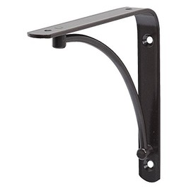Duraline Angle "Arch" Shelf Brackets Angle Brackets 14.5 x 14.5 cm Burnished