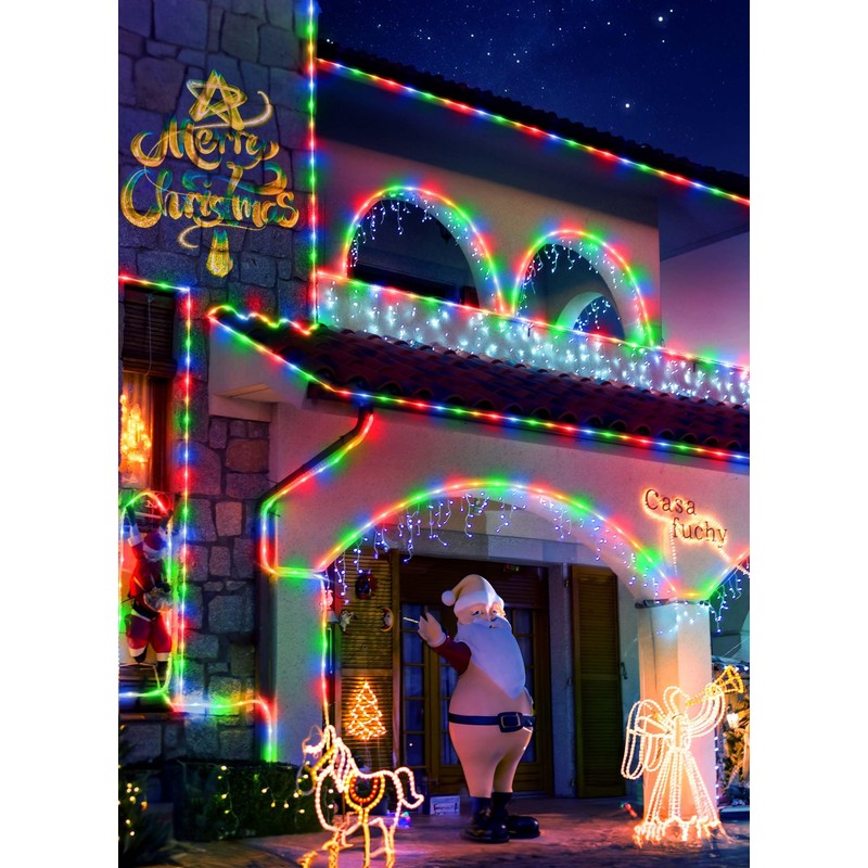 Brightown Solar String Lights Outdoor 2 Pack 72 Feet 200