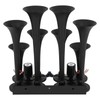 cciyu Train Air Horn 135dB Train Horn Black 8 Trumpets