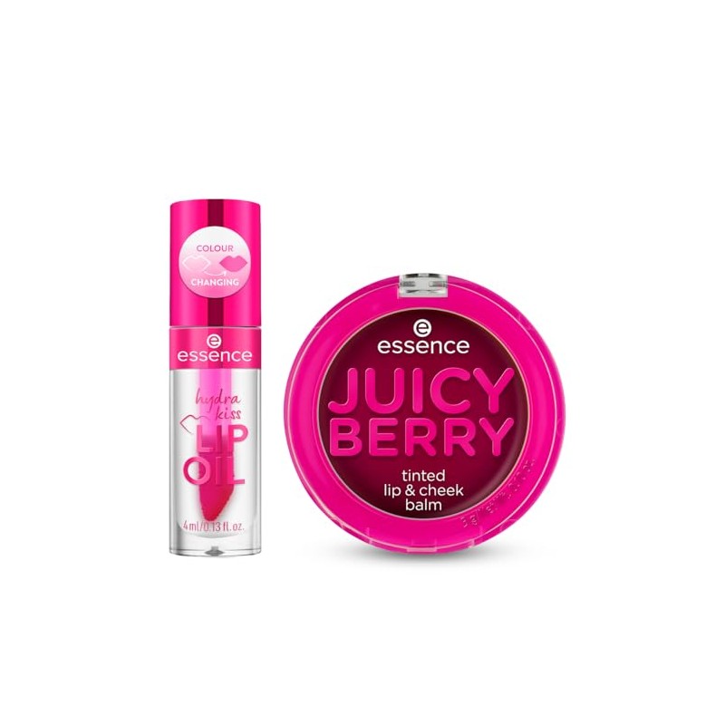 essence - Pack Juicy Berry Bálsamo Labios & Mejillas (3g)