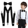 Tokaneit Braces Bow Tie Set, Children's Braces Bow Tie Set,