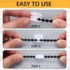 SOFPLATE 10M/10.94 Yards 4.5mm Curtain Chain Beads Blind Bead Connector