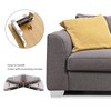 SUMNACON 4Pcs 5.5cm Metal Sofa Legs Furniture Feet Wardrobe Leg,