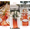 6 Pack Cheesecloth Table Runner, 10Ft Boho Gauze Table Runner