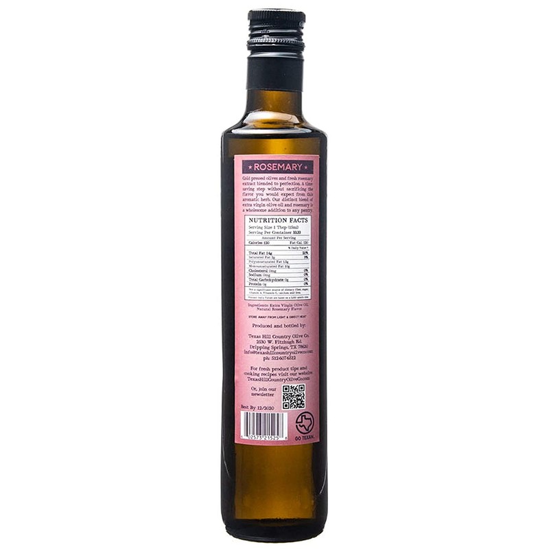 Herb Infused Rosemary Olive Oil, 500ml (16.9oz)