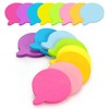 16 Pads Bubble Shape Sticky Notes, Speech Bubble Post It