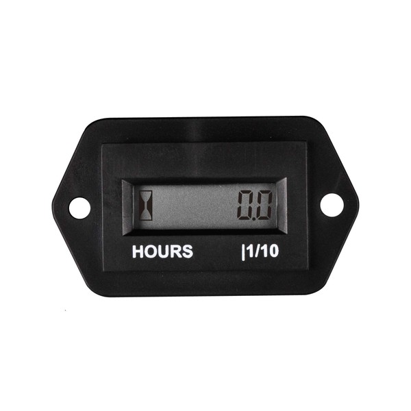 Runleader RL-HM008 DC 4.5-90V hour meter with digital LCD display for Boat Tractor Generator Engine Mower Fork Light CAT Paramotors Microlights Marine Engines Cleaners and Chainsaws