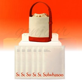 Sulwhasoo bucket bag / Sulwhasoo first care mask 6 piece set / 설화수 버킷백 / 설화수 윤조마스크 6장 세트