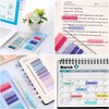 JIANTA Book Tabs for Annotating, 2000Pcs Sticky Tabs with Ruler,