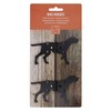 Esschert Design Black Metal Dog Hinges - Left Door