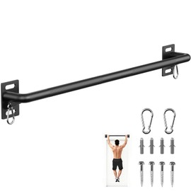 36" Wall Mounted Pull Up Bar, Chin Up Bar for Home Gym Strength Training
