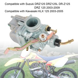 RUIANOMG Carburetor Replacement For Suzuki DRZ125 DRZ125L 2003-2009, Replacement For Kawasaki KLX 125 2003-2005