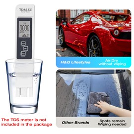 H&G lifestyles Portable Water Deionizer for Car Washing Spotless Water System Spot-Free Deionized Water Splash Spotless for Vehicles Motorcycles Boats Solar Washing