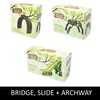 Outdoor Fairy Garden Accessories 10cm Bridge Slide Arch Ornaments (Set