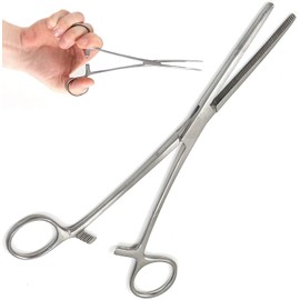 Panther Surgical Stainless Steel 8'' Straight or Curved Line Cutter Sea Carp Fly Tools Unhooking Pliers Fishing Forceps (Straight, 8'')