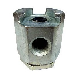 SAE Products Giant Button Head Coupler with 7/16"-27 NS-2(f) Thread- Push/Pull On Type