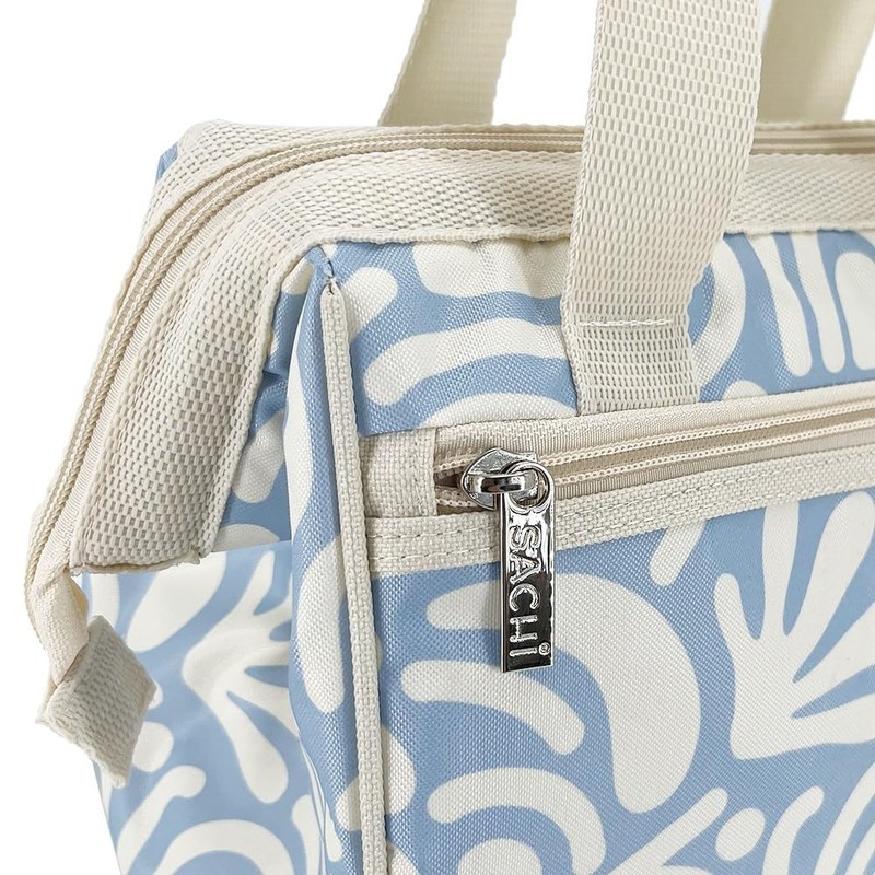 Sachi 'Style 34' Insulated Lunch Bag - Blue Squiggles