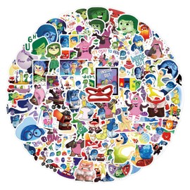 120 Pcs Inside Out Stickers for Children Teens Girls Boys,Special Operations Team Stickers for Computer,Bicycle,Skateboard,Laptop Water Bottles,Waterproof Vinyl for Wall,Graffiti Stickers